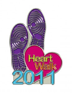 Heart-Walk 2011 Lapel Pins